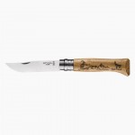 Couteau Opinel N°8 - Lame Inox 8,5cm - Manche En Hêtre - Fabriqué En France - NEUF