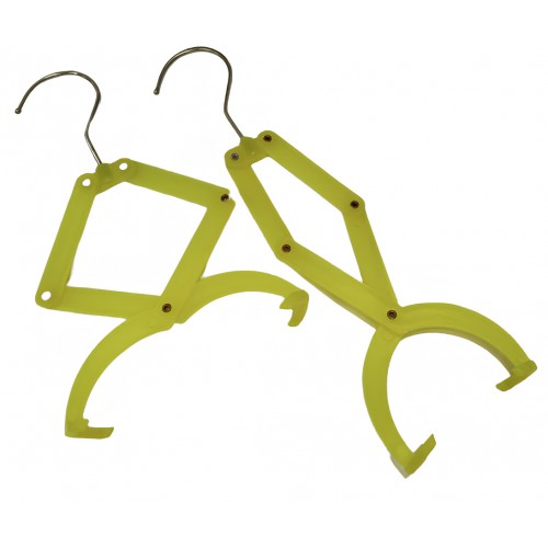porta-stivali-elettrasport-trak-da-appendere-2-pezzi-giallo-fluo
