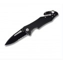 ANTONINI ARA ARMY 2 G10 NERO - Coltello da Soccorso Professionale con Lama Combo 85mm