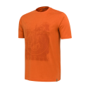 !!! BLACK FRIDAY BERETTA -30% !!! T-shirt BERETTA LOGO 100% Cotone Apricot&Orange