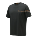 T-shirt BERETTA LINES Cotone Elasticizzato Nero