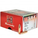 HORNADY SUB-X 30730 Palle calibro 30.308'' 190 grani Conf. da 100 palle