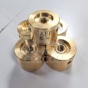 Bobine calibro 36 in ottone per chiusura ad orlo tondo bossolo in plastica
