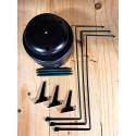 GR PLAST Giostra da terra a 3 bracci temporizzato funzionamento con 3 Stilo AA da 1,5V