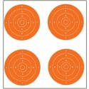 BERSAGLIO Quadruplo da metri 25 e 50 formato 52x55 ARANCIONE cod.846