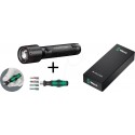 LED LENSER P6R CORE WERA Torcia da 900lm 240mt + Cacciavite con set di punte WERA