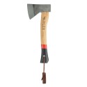 ADLER SCOUT Accetta da 30cm con Manico in legno Rosso/Nero Made in Germany