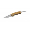 MASERIN FOREST EDGE Coltello da Caccia 2 Lame Manico OLIVO