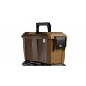 NEGRINI 22150 TAN Valigia Rigida porta accessori in propilene con chiusura DCL e cerniere in acciaio