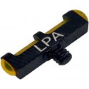 LPA SIGHT Mirino in fibra ottica GIALLO da 3mm GRANDE con passo da 2,6mm