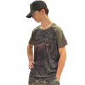 T-shirt BENISPORT con Stampa Cinghiale ForestPrint Snake