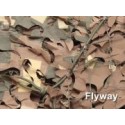 Rete mimetica CAMO SYSTEM 3D-DIGITAL CAMOUFLAGE NETTING taglio Broadleaf Flyway 6x1,5m