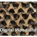 Rete mimetica CAMO SYSTEM 3D-DIGITAL CAMOUFLAGE NETTING Digital Woodland 6x2,20m