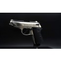BRUNI NEW POLICE CAL.8MM NIKEL Replica WALTHER PPK Pistola a salve calibro 8mm NERA Cod.BR-2000N