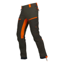 Pantalone UNIVERS BRENNERO Elasticizzato Idrorepellente RX-Tex Verde/Arancio