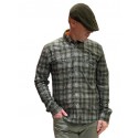 !!!!!ZOTTA FOREST -50%!!!!! Camicia ZOTTA FOREST FLORIDA MAN Micropile Dark Green Quadri