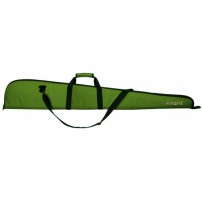 AYRONE Fodero per fucile imbottito con cerniera e bretella fissa da 110cm Colore Verde con Logo Armeria Ceccoli