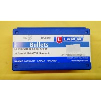 LAPUA SCENAR L OTM Palle calibro 6,5mm.264'' 136 grani (8.8g.) Cod.GB546 Conf. da 100 palle