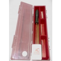 ADVANCE Group Kit pulizia per carabina Cal.4,5 mm con bacchettone in ottone 3 pezzi e 3 scovoli con logo Armeria Ceccoli