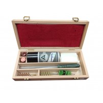 ADVANCE Group Kit pulizia Deluxe per Fucile Cal.12 in Box di Legno con logo Armeria Ceccoli.