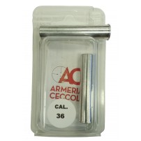 ADVANCE Group Salva percussore cal.36 in alluminio in blister da 2 pz con logo ARMERIA CECCOLI