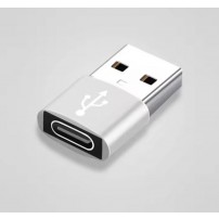 Adattatore da USB tipo C OTG a USB tipo A maschio colore ARGENTO