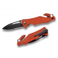 Antonini ARA ARMY 2 G10 ARANCIONE - Coltello da Soccorso Professionale con Lama Combo 85mm