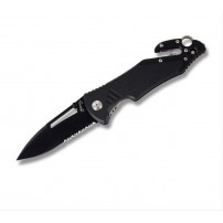 Antonini ARA ARMY 2 G10 NERO - Coltello da Soccorso Professionale con Lama Combo 85mm