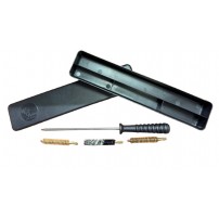 MEGALINE KIT Pulizia Bacchetta + 3 scovoli per Pistola calibro 9mm 38 Special