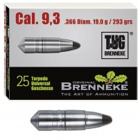 BRENNEKE TUG 570335 Palle calibro 9,3.366 293 grani Conf. 25 palle