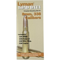 LYMAN 9780016 LOAD DATA 8mm, 338 Caliber Manuale di ricarica per Carabine