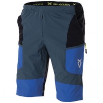 Bermuda BLATEX Traspirante Elasticizzato Avio/Nero