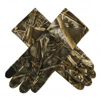 Guanti DEERHUNTER con Palmo inserti Silicone Elasticizzato RealTreeMax7