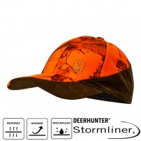 DEERHUNTER EAGLE CAP Berretto Idrorepellente Traspirante Realtree/Edge/Orange