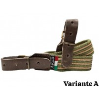 ARES Cinghia Elastica per Fucile Cuoio Verde