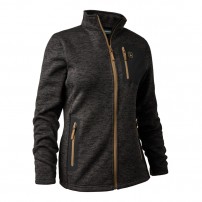 Felpa DEERHUNTER LADY SAREK KNITTED in Maglia DarkGrey