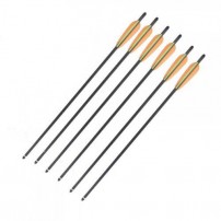 Set 5 frecce per balestra alluminio nero  22 pollici