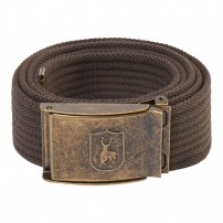 Cintura DEERHUNTER Canvas Regolabile Elasticizzata 130cm Lontra Marrone