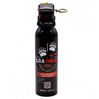 DEFENCE SYSTEM S.O.S. GRIZZLY Spray al peperoncino Anti orso da 200ml con GETTO NEBULIZZATO