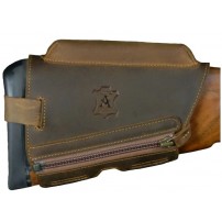 ARTIPEL Allineatore Ottico per Calcio in Pelle Chiusura a zip per armi con Red Dot 10mm Marrone cod.ARD03/R