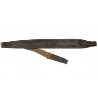 ARTIPEL BR12 Bretella per carabina in pelle idrorepellente ingrassata con effetto nabuk Brown