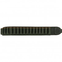 ARTIPEL Cartuccera Calibro 24 Pelle Ingrassato Bordato 30 Celle Verde cod.CA01/24