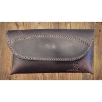 ARTIPEL PortaCaricatore Carabina 2-4 Colpi in Cuoio Ingrassato Marrone 13x4,5x6,5cm cod.PC01