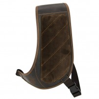ARTIPEL Copri Spalla Regolabile in pelle Imbottito con Feltro 8mm Marrone Destro cod.SPL01DX