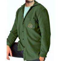 !!!!!BARTAVEL -40%!!!!! Camicia BARTAVEL PORTLAND in Pile con toppa Fagiano Verde