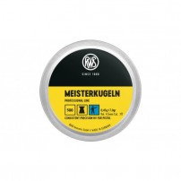 RWS MEISTERKUGELN PISTOL Pallini Diabolo calibro 4.48mm 0,45gr 7,0grs Conf. da 500 pallini per PISTOLA cod.RWS 2315854