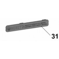 BERETTA ARX 160 Etichetta con logo Beretta ESPLOSO nr.31 cod.EA0290