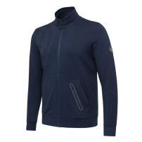 Felpa BERETTA CORPORATE SWEATER Full Zip 100% Cotone BlueTotalEclipse