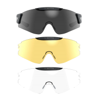 Occhiali da Tiro BERETTA INTER MASK in Policarbonato Fume&Neutra&Giallo