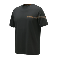 T-shirt BERETTA LINES Cotone Elasticizzato Nero